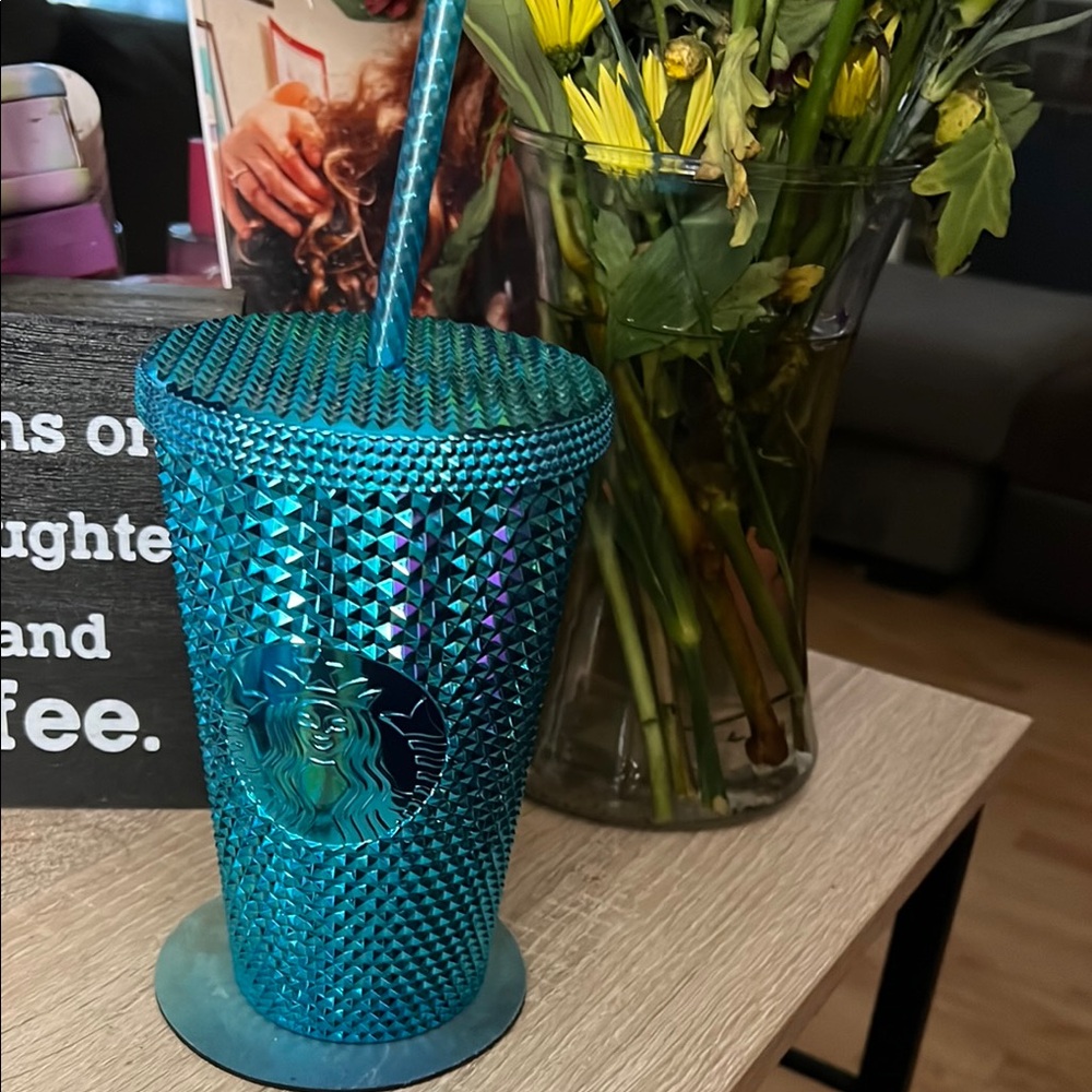 Starbucks Blue Studded Tumbler